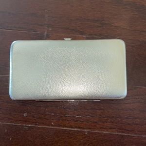 Gold wallet clutch brand new condition